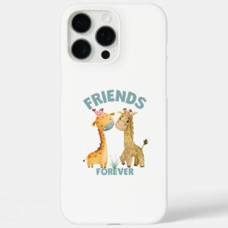 Two giraffes friends forever iPhone 16 pro max case