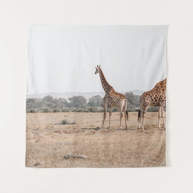 TWO GIRAFFES TAPESTRY (Front)