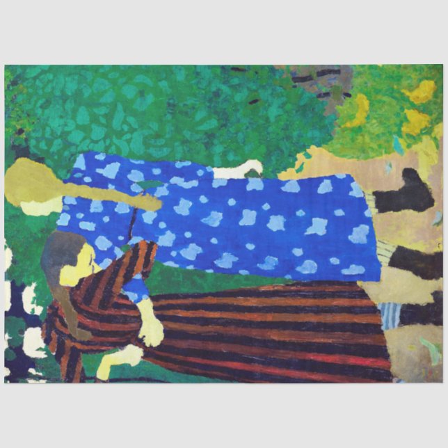 Two Girls, Edouard Vuillard Tissue Paper (Front)