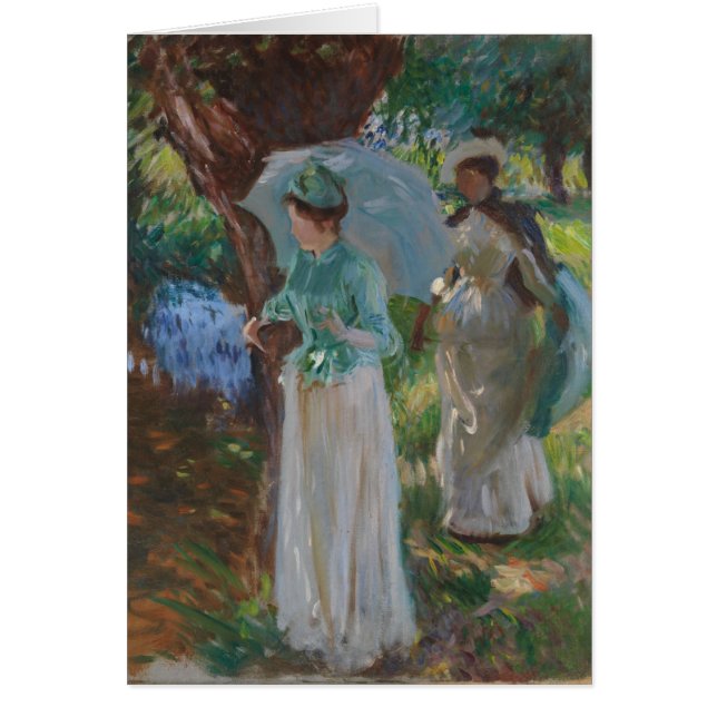 Two Girls with Parasols (Front)