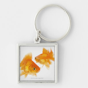 Two Goldfish Crossing Each Other Keychain