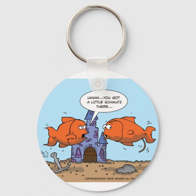 Two Goldfish--Friendship Keychain (Front)
