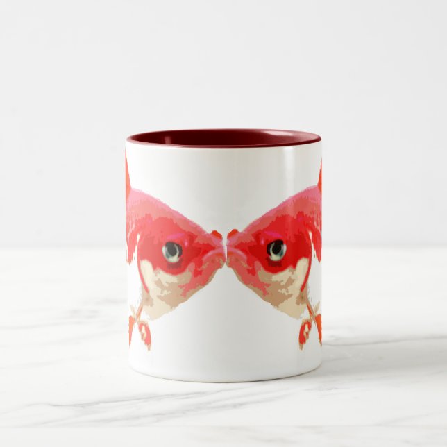 Two Goldfish Mug (Center)