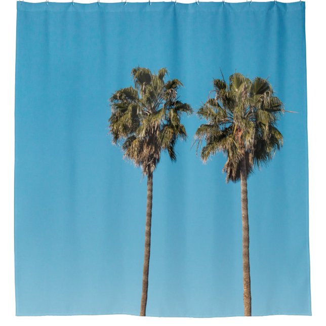 Two green coconut trees (Front)