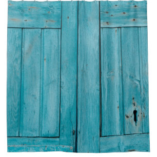 Two grey wooden doors