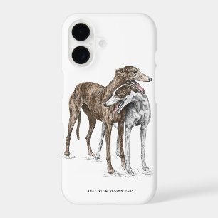 Two Greyhound Friends Dog Art