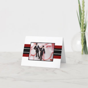 Two Grooms Custom Response Cards