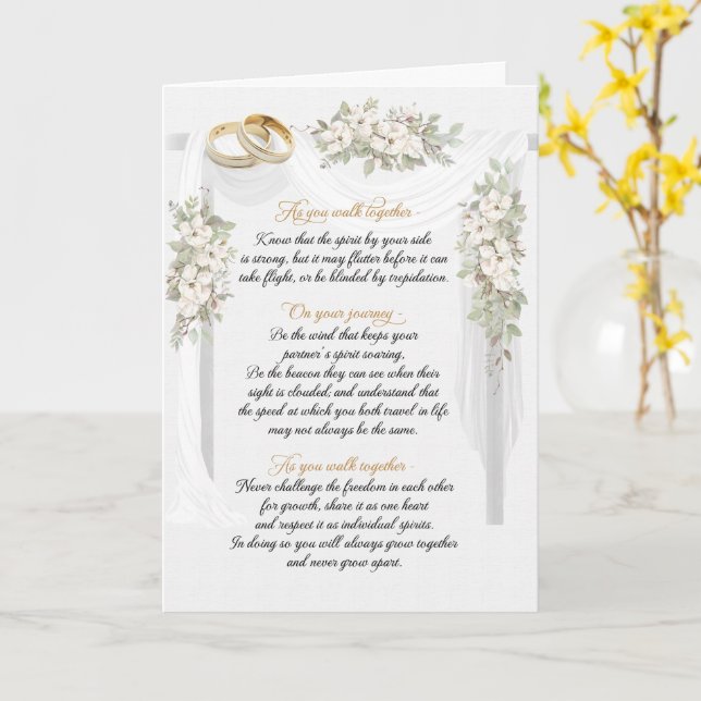 Two Grooms Lesbian Wedding Congratulations Card (Yellow Flower)