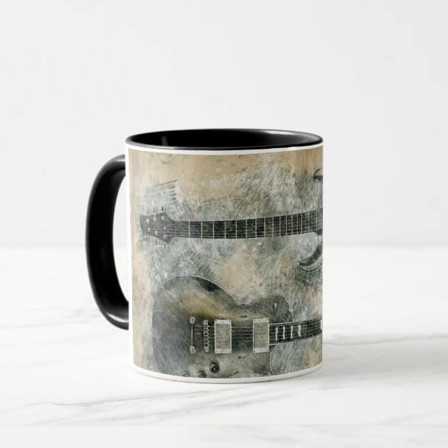 Two Guitars Mug (Front Left)