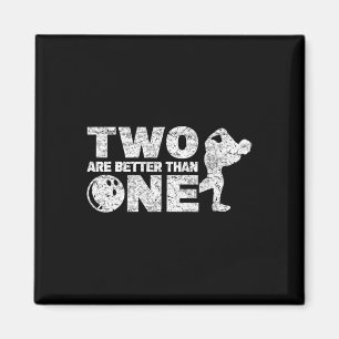Two Handed Bowler Funny Bowling  Magnet