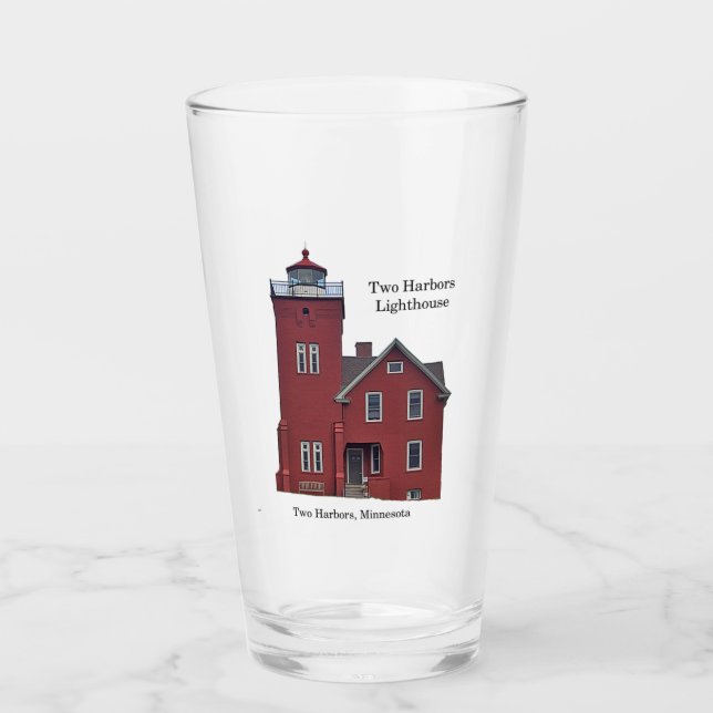 Two Harbours Lighthouse glass (Front)