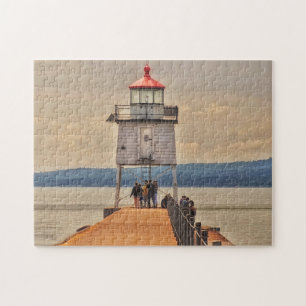 Two Harbours Minnesota Lighthouse Jigsaw Puzzle