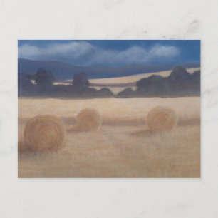 Two Hay Bales 2012 2 Postcard
