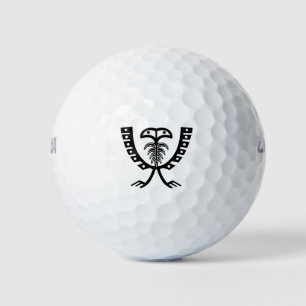 Two Headed Black Eagle Golf Balls