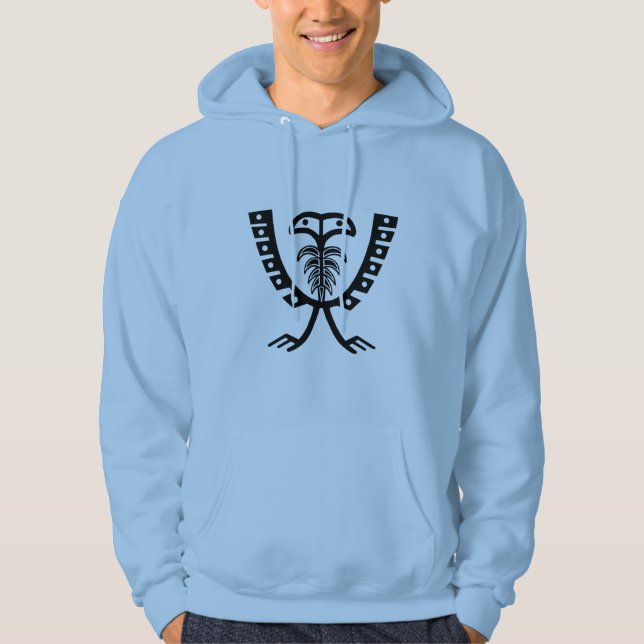 Two Headed Black Eagle Hoodie (Front)