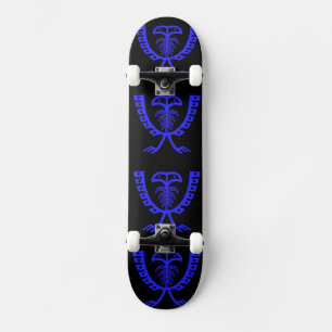 Two Headed Blue Eagle Skateboard
