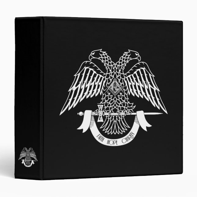 Two-headed eagle as Masonic symbol Binder (Front/Spine)