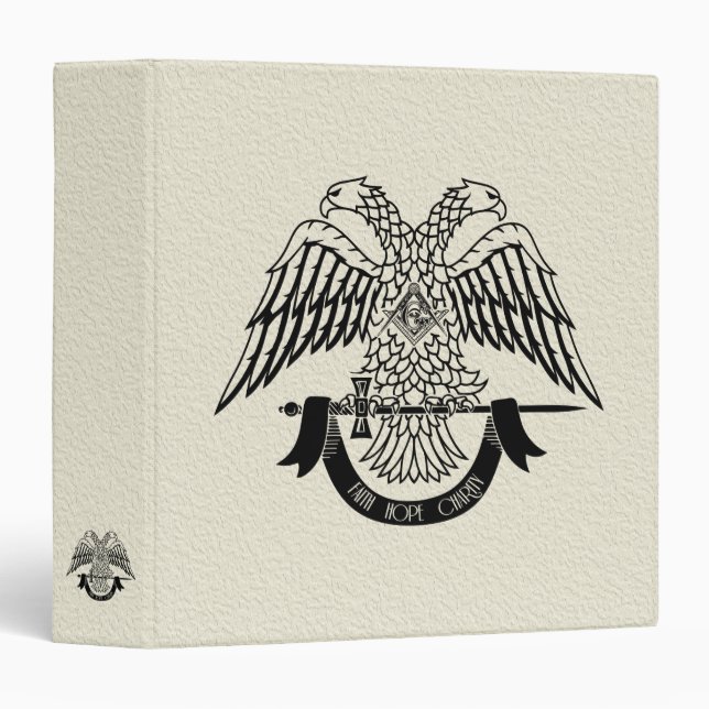Two-headed eagle as Masonic symbol Binder (Front/Spine)