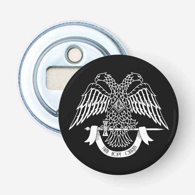 Two-headed eagle as Masonic symbol Bottle Opener (Front)