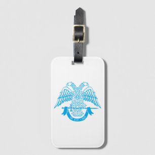 Two-headed eagle as Masonic symbol Luggage Tag