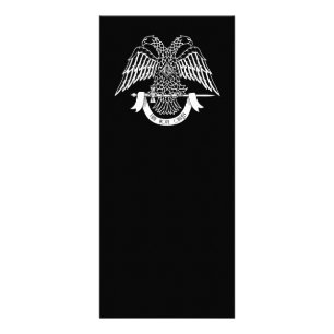 Two-headed eagle as Masonic symbol Rack Card