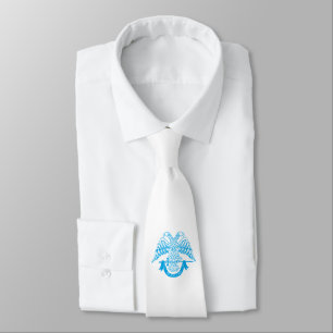 Two-headed eagle as Masonic symbol Tie