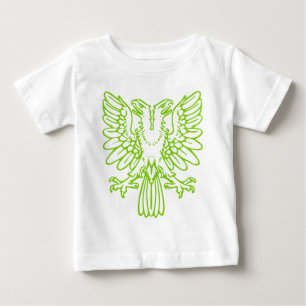 Two Headed Eagle - Martian Green Baby T-Shirt