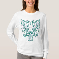 Two Headed Eagle - Moss Green