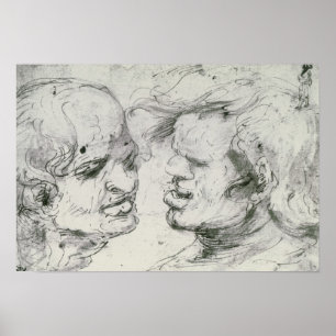 Two Heads Poster