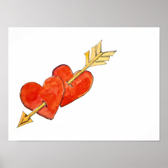 Two hearts - arrow 2011 poster (Front)