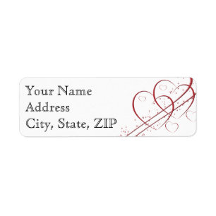 Two Hearts as One Anniversary Return Address