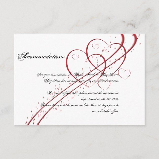 Two Hearts as One Insert (Front)