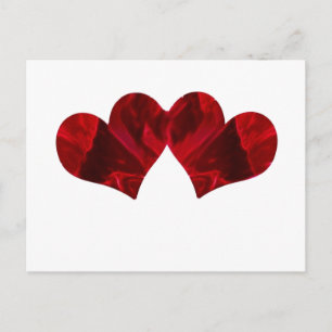 Two hearts Beating As One Postcard