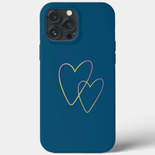 Two hearts iPhone 13 pro max case