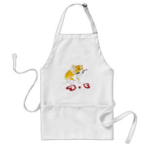 Two Hearts Corgi Apron