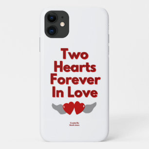 Two Hearts Forever In Love Apple iPhone 11 Case