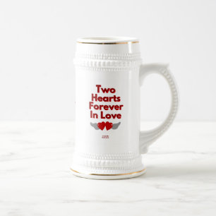 Two Hearts Forever In Love Stein Mug
