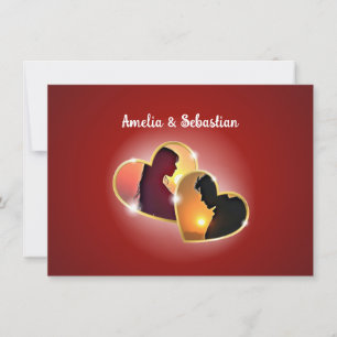 Two hearts invitation