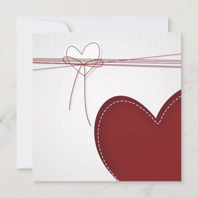 Two hearts Invitation (Front)