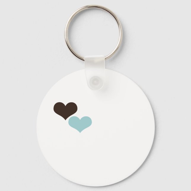 Two Hearts Keychain (Front)