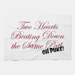 Two Hearts Kitchen Towel