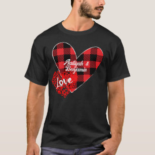 Two hearts Love personalize T-Shirt