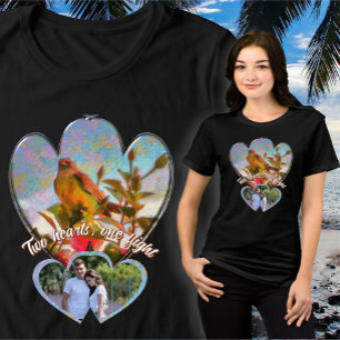 Two hearts, one flight 2338  Tri-Blend shirt
