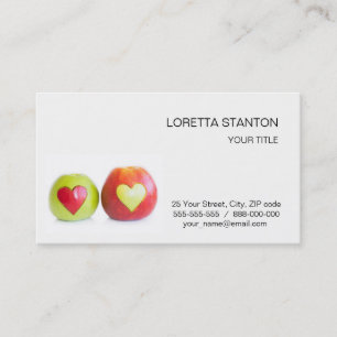 Two hearts One love Business Card