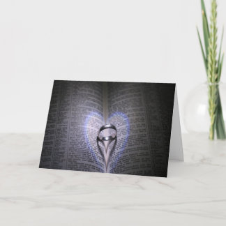 Two Hearts Out Of Darkness Card