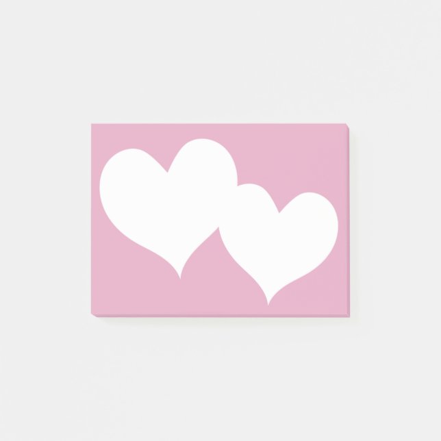 Two Hearts Pink Notes (Front)