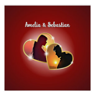 Two hearts poster