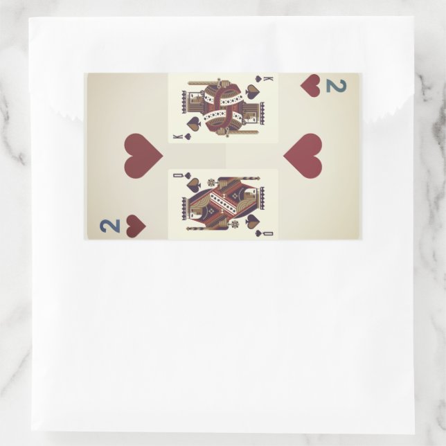 Two Hearts - Queen & King Sticker (Bag)