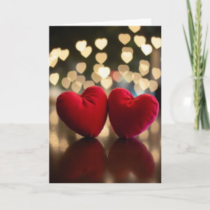 Two Hearts Romantic Card