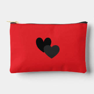 Two Hearts Small Accessory Pouch